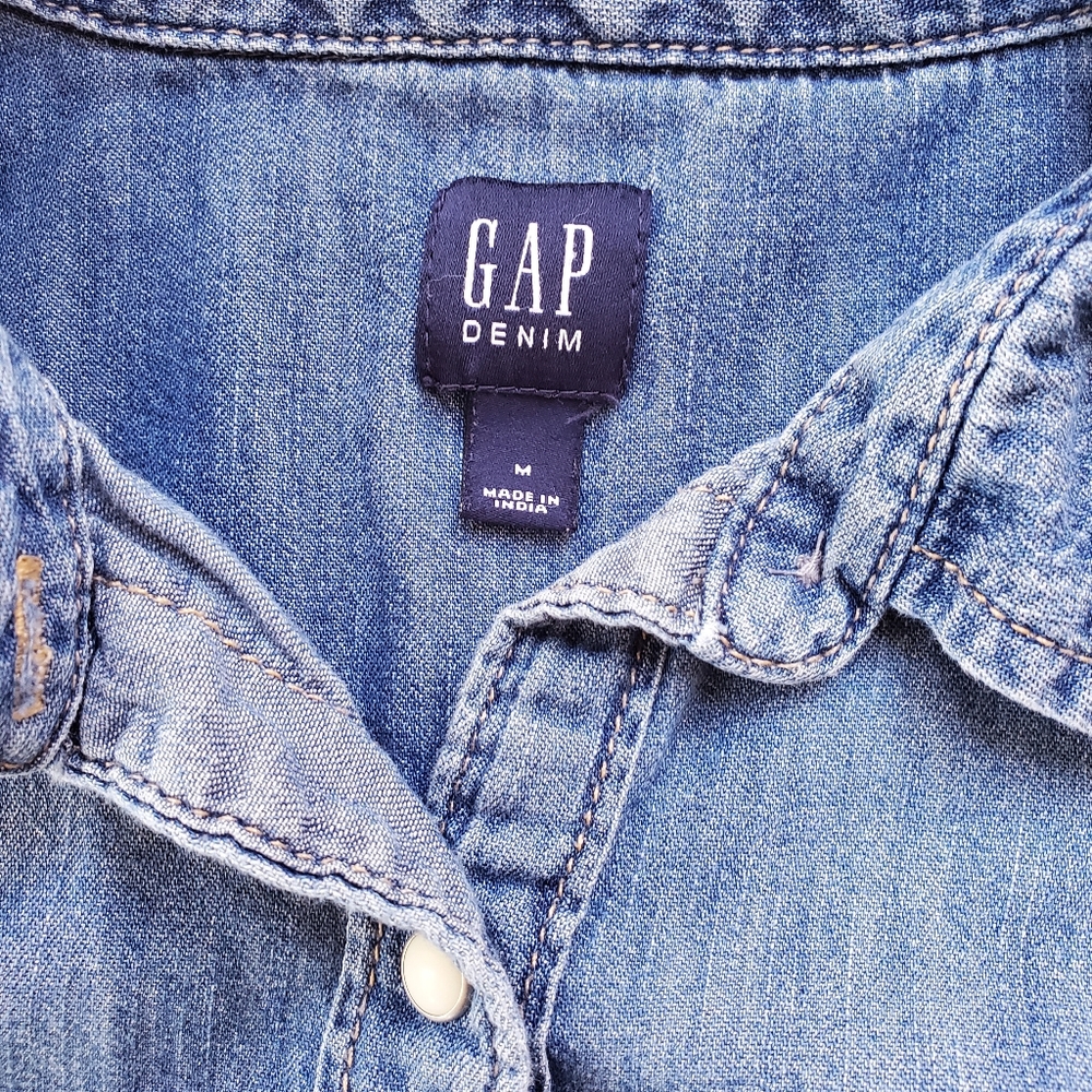 GapKids denim shirt - Picture 2 of 2